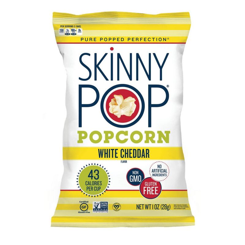 SkinnyPop White Cheddar Popcorn - 1oz