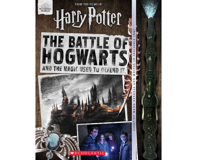 The Battle of Hogwarts and the Magic Used to Defend It - (Harry Potter) (Paperback) - by Daphne Pendergrass & Cala Spinner