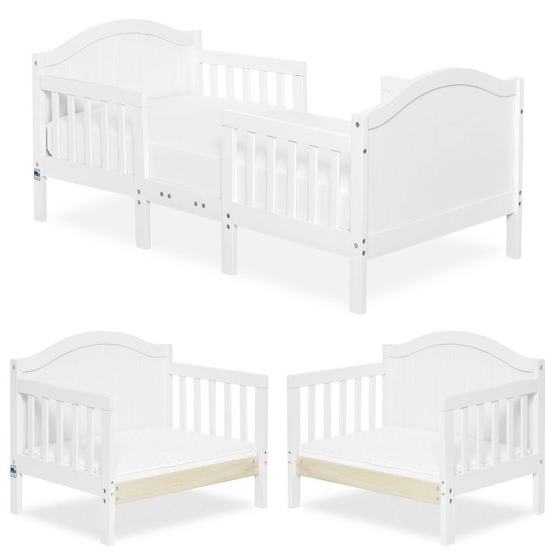 Dream On Me 3-in-1 Convertible Toddler Bed - White