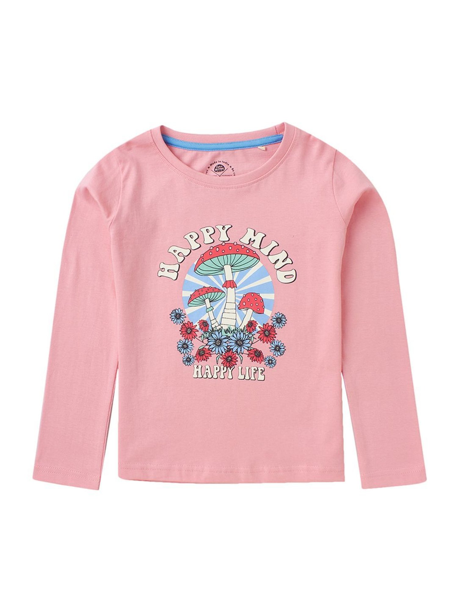 Cub McPaws Kids Multicolor Cotton Printed Full Sleeves T-Shirt (Pack of 3)