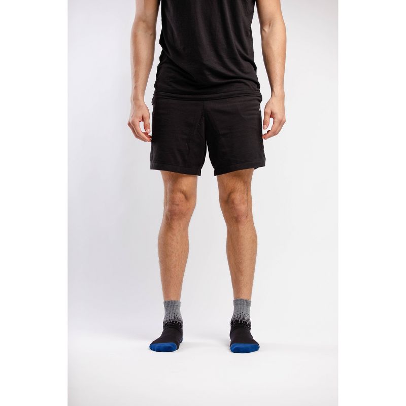 Pair of Thieves Men's 3pk Cushion Ankle Socks - Blue/Gray/White Wave 8-12