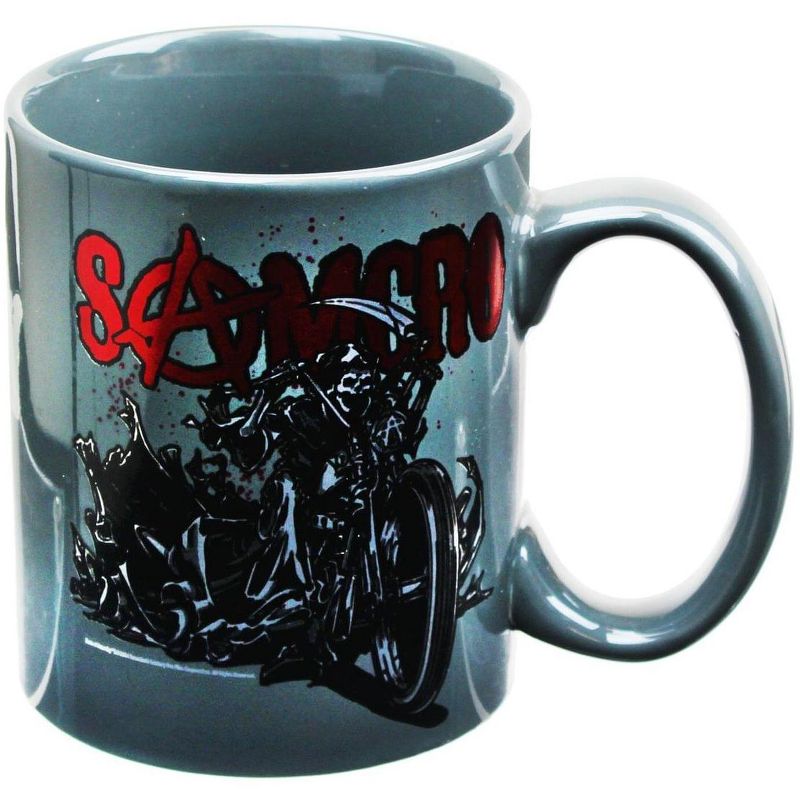 Just Funky Sons of Anarchy SAMCRO Reaper Motorcycle 22oz Coffee Mug