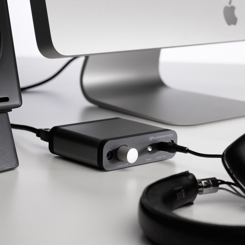 Audioengine D1 Premium 24-Bit DAC With Headphone Amp (Black)