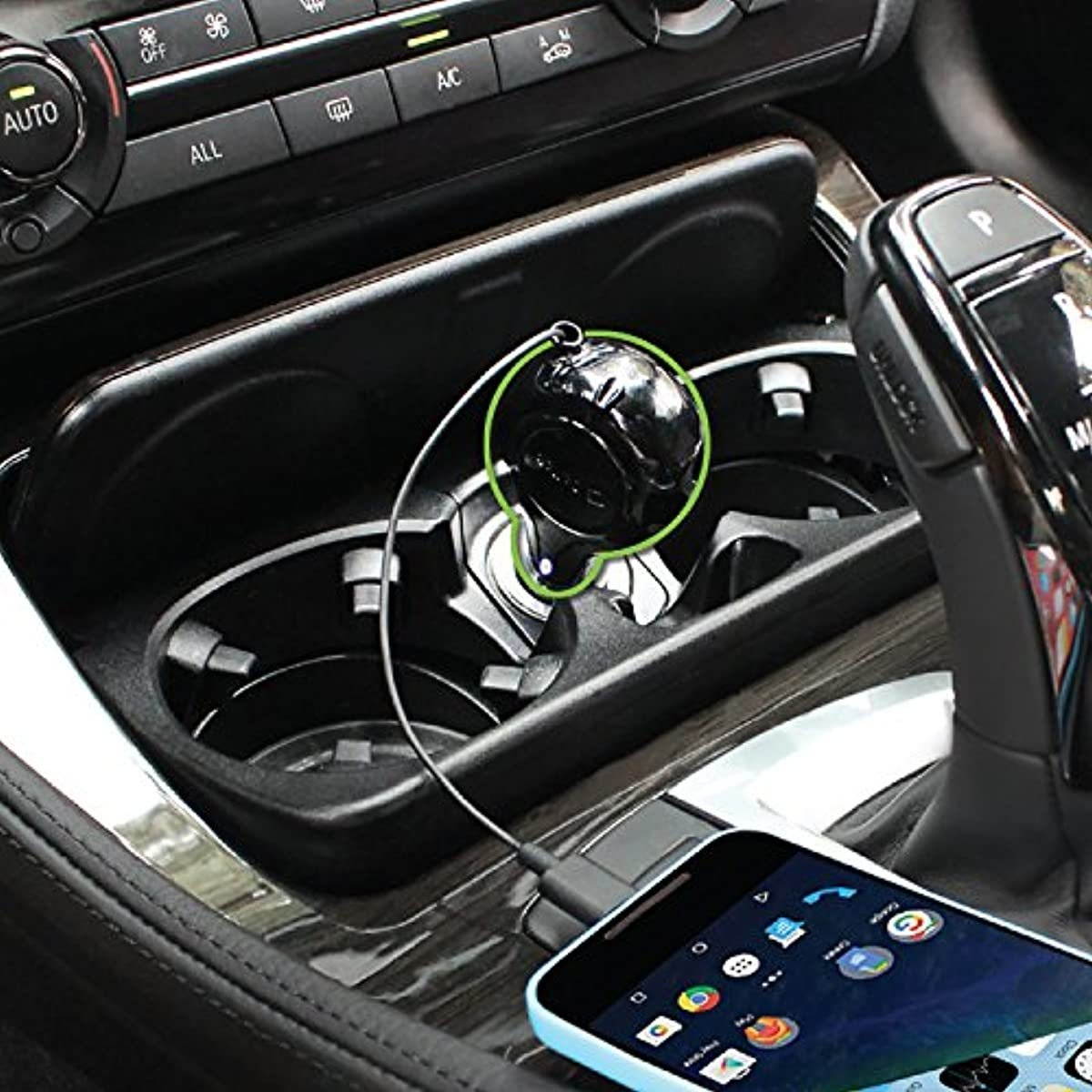 Cellet Type-C (USB-C) Compact Retractable car charger for Samsung Note 10 9 8 Galaxy A50 S10 S10+ S10e S9+ S9 S8 S8Plus S8 Active LG Q7+ Stylo 4 Q Stylus V35 V30 ThinQ G6 G5 (15Watt/3Amp Fast Charger)