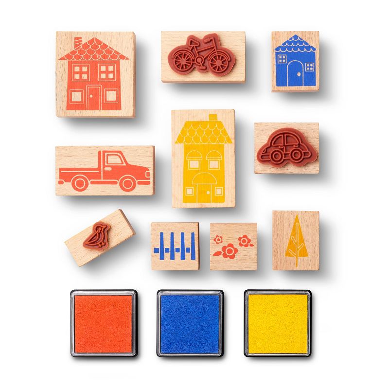 13pc Wood Stamp Set - Mondo Llama™