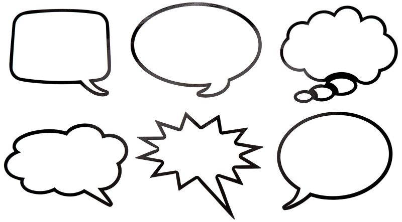 Roylco R49621 Roylco Laminated Speech Bubbles 12-pkg