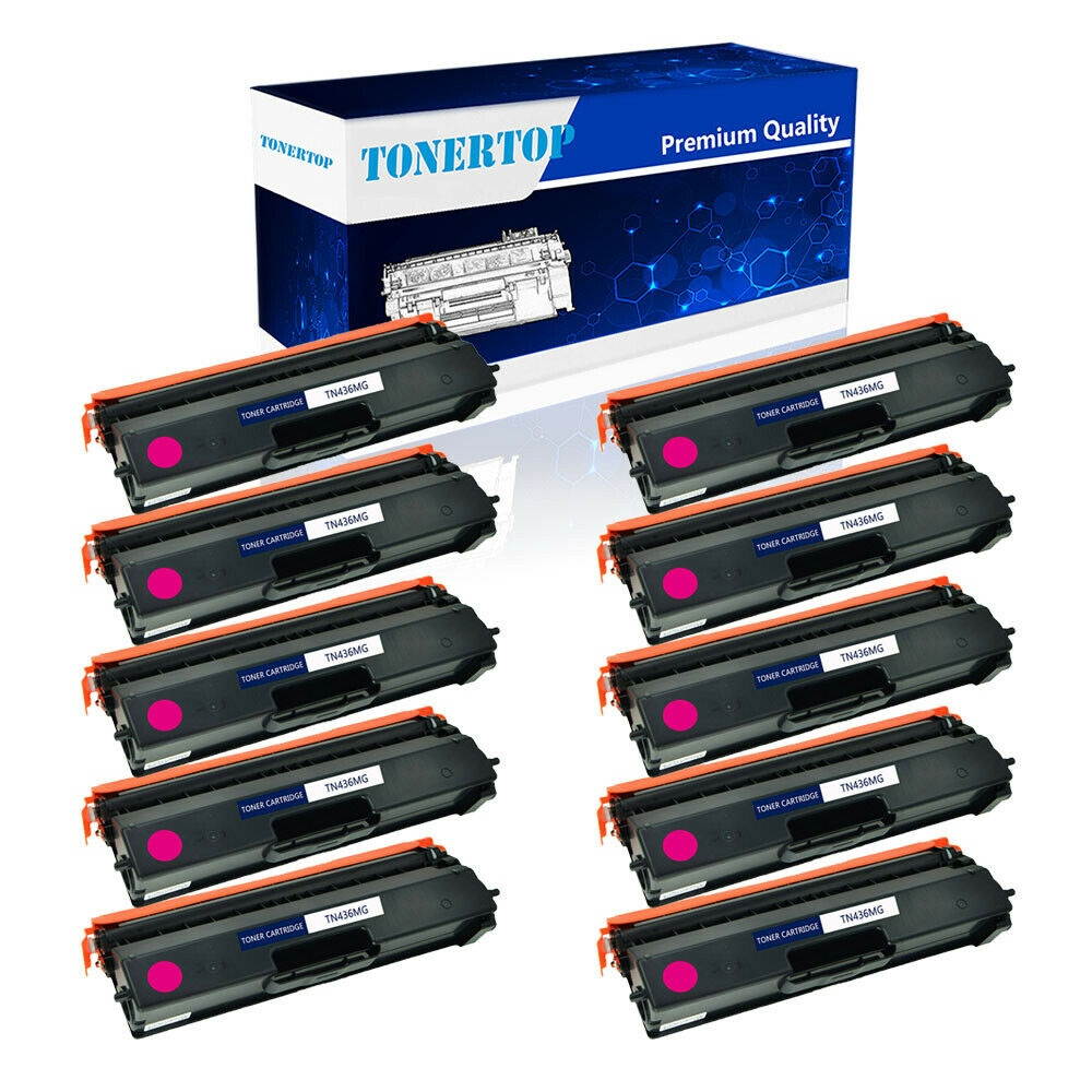 10 Magenta Toner for Brother TN436 MFC-L8900CDW L9570CDWT L8360CDW L8690CDW
