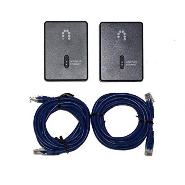 2 pack - sling media slinglink turbo w1 homeplug ethernet adapter (es157089)