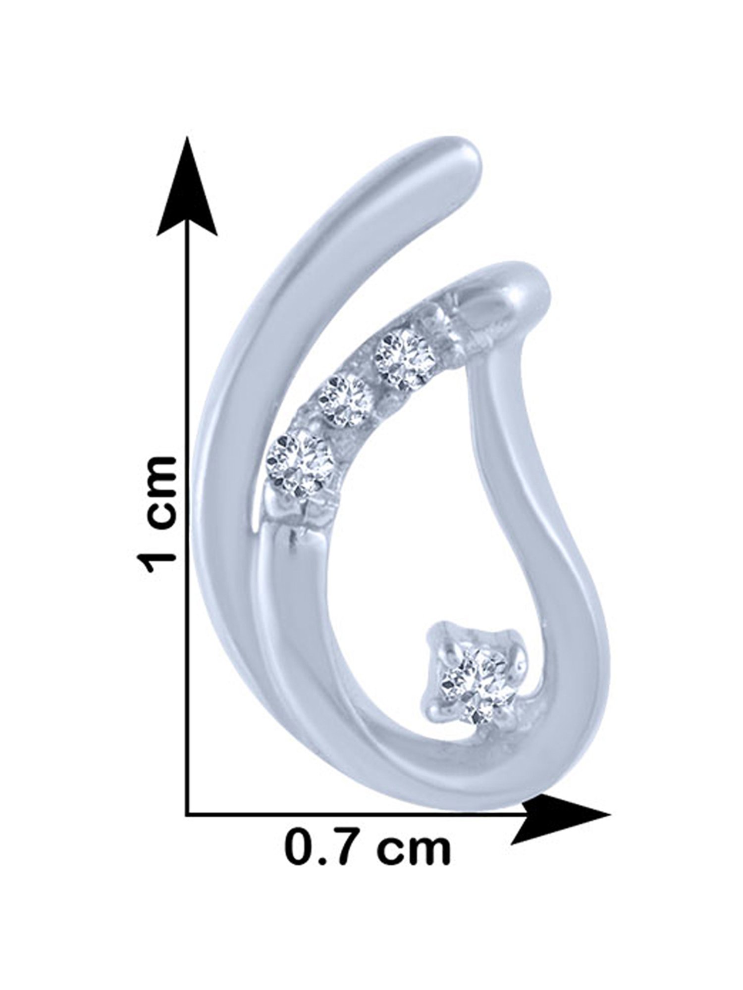 P.C. Chandra Jewellers 18 kt Gold & Diamond Earrings