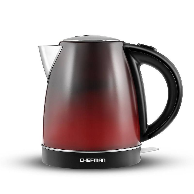 Chefman 1.7L Electric Color-Changing Kettle - Black