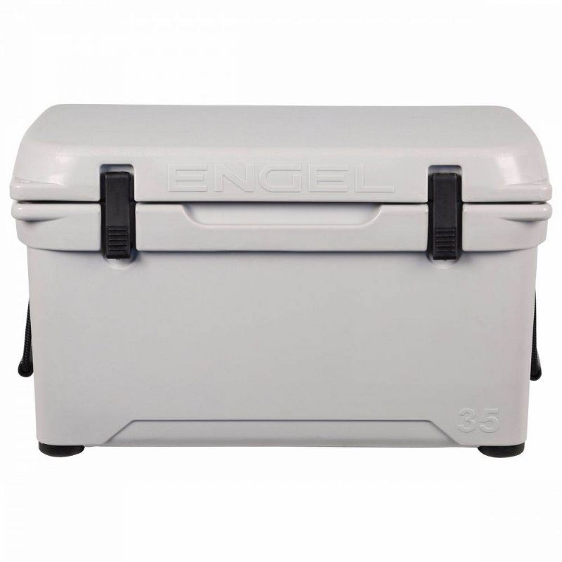 Engel 25 High Performance 5.28 Gallon 24 Can Roto Molded Ice Cooler, Haze Gray