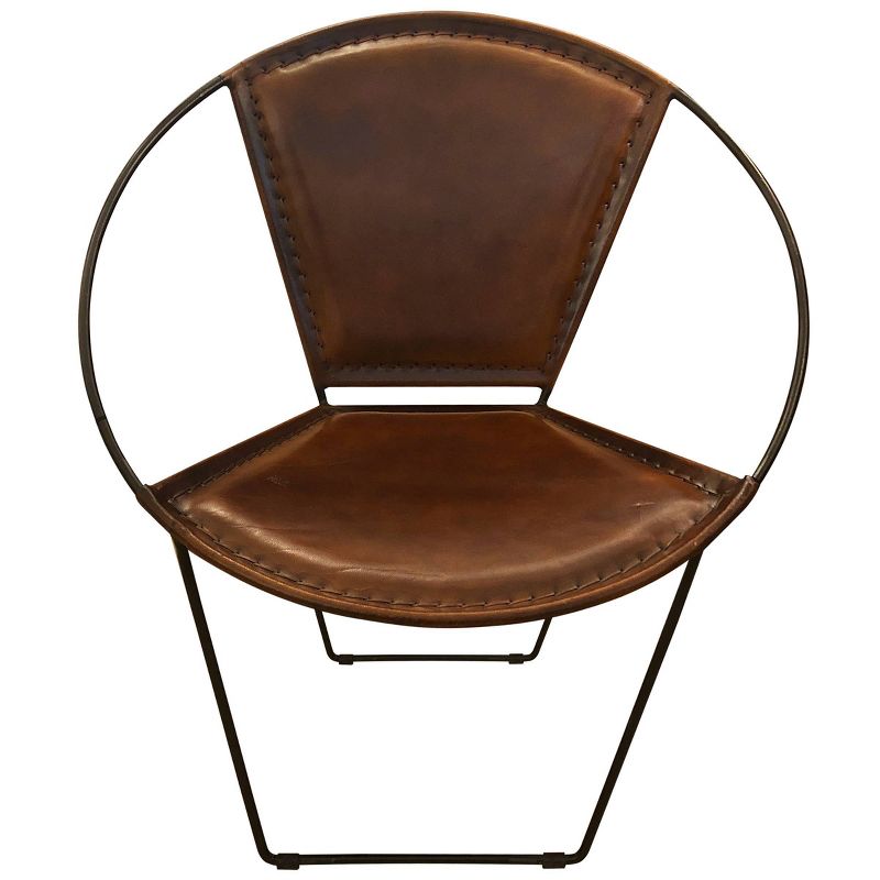 Hoop Lounge Chair Brown - Stylecraft