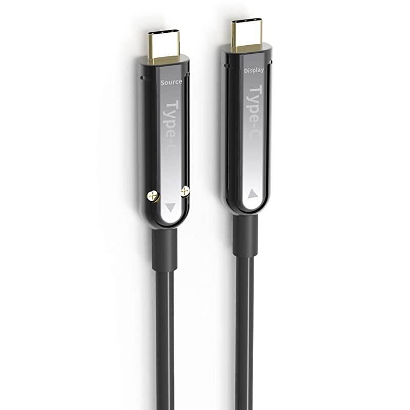 USB C Cable 50ft Fiber Optic USB 31 Type C to Type C Cable by