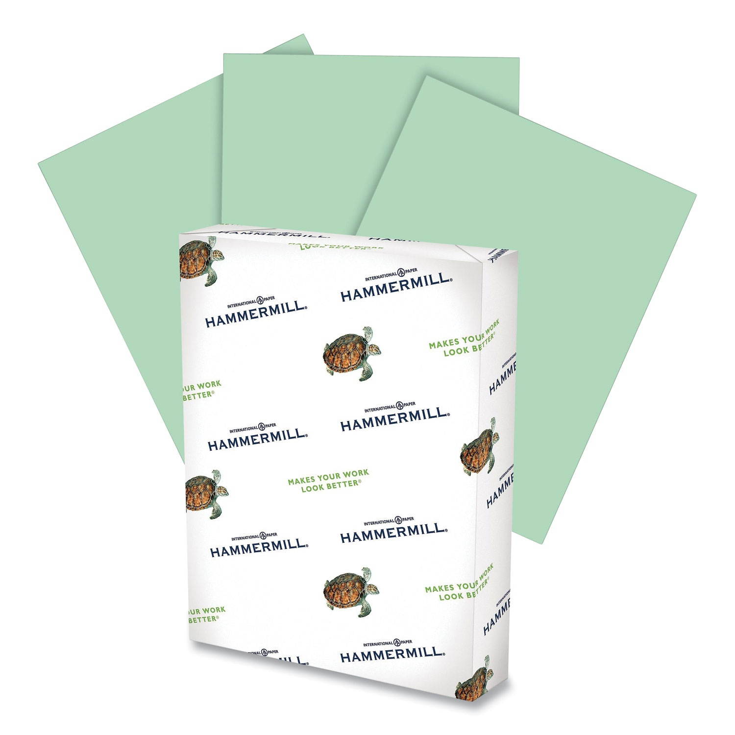 Hammermill Colors Multipurpose Paper 20 lbs 11" x 17" Green 500/Ream (102186)