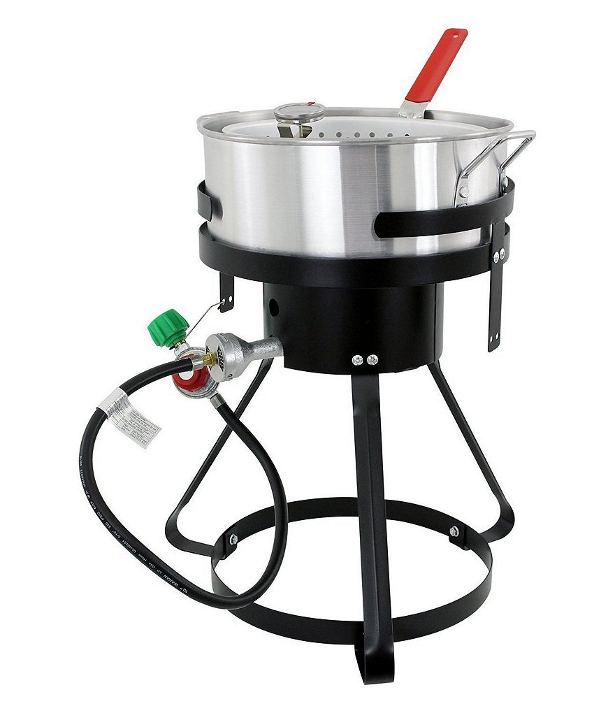 Chard 10.5-Quart Fish & Wing Fryer with Strainer Basket