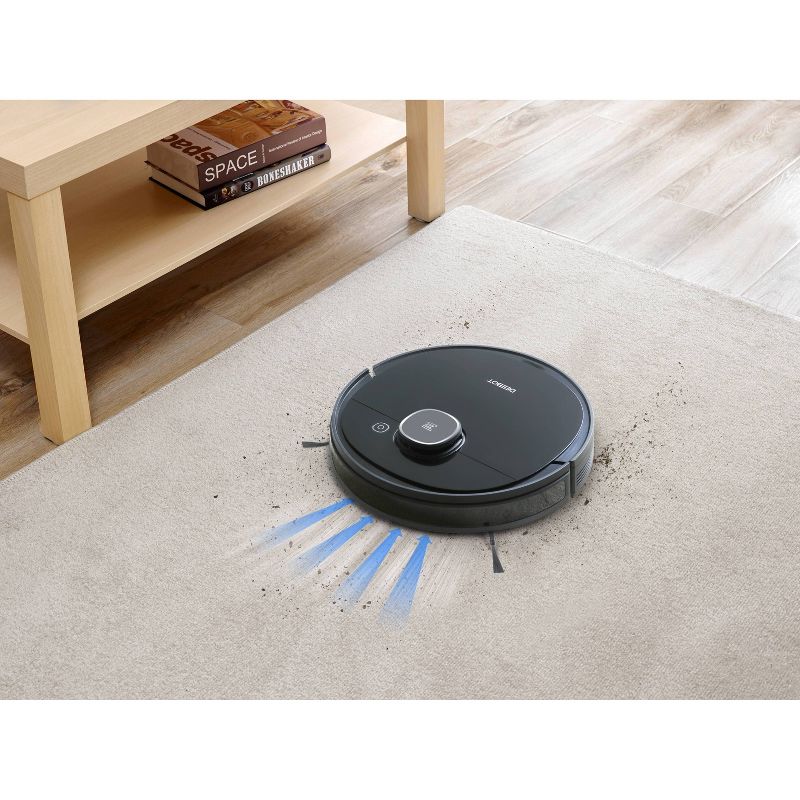 bObsweep PetHair Vision Wi-Fi Connected Robot Vacuum Cleaner and Mop - Steel