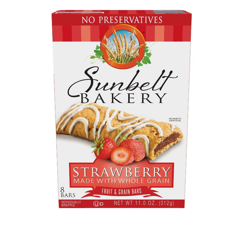 Sunbelt Bakery Strawberry Fruit & Grain Bars - 8ct/11oz