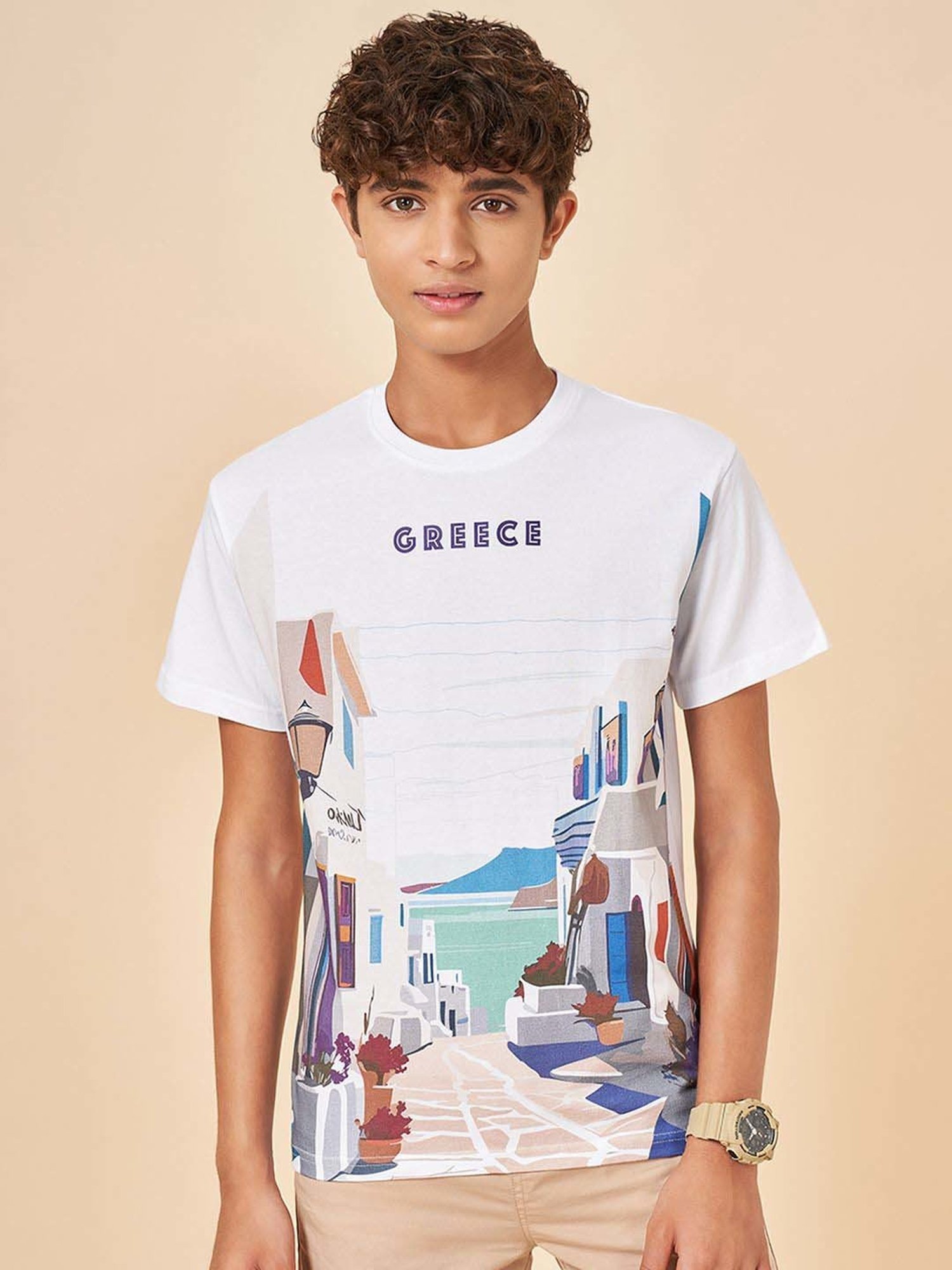 Coolsters by Pantaloons Kids Multicolor Cotton Graphic T-Shirts