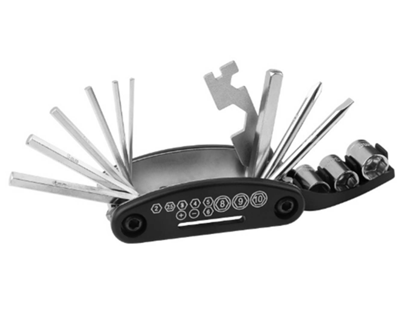 Select Mall Bicycle Repair Combination Tire Repair Tool Multifunctional Folding Car Repair Tire Repair Wrench Set