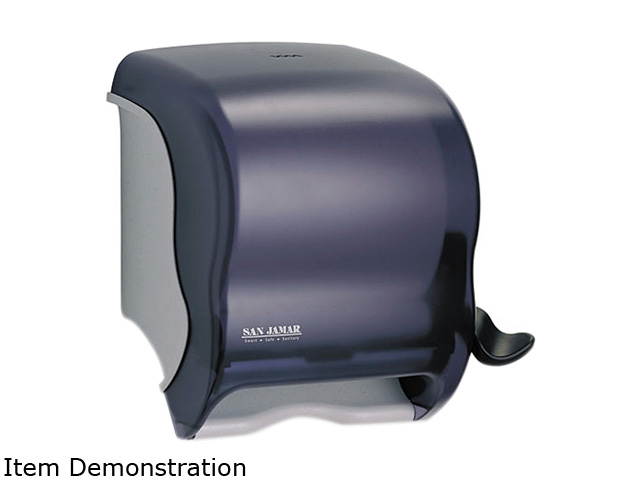 San Jamar T950TBK - Element Lever Roll Towel Dispenser, 12 1/2w x 8 1/2d x 12 3/4h, Black