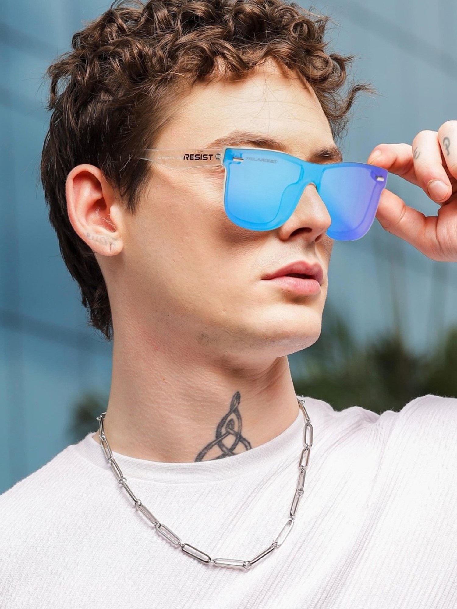 Resist Eyewear Aqua Wayfarer Polarized Unisex Sunglasses