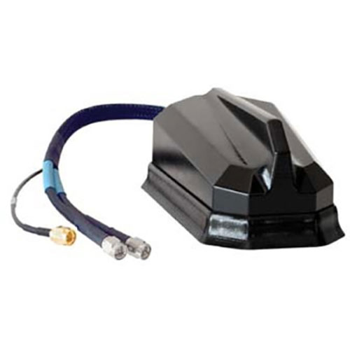 Airgain AntennaPlus AP-GX450-Q-BL Cellular/LTE, GPS, 1 Wi-Fi Antenna - Thread Mount - Black