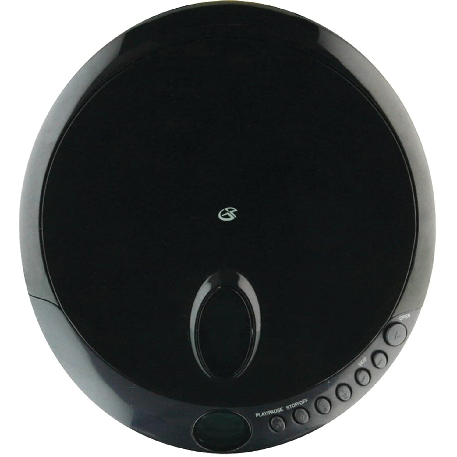 GPX PC301B Portable CD Player with Stereo Earbuds and Anti-Skip Protection (PC301B),Black