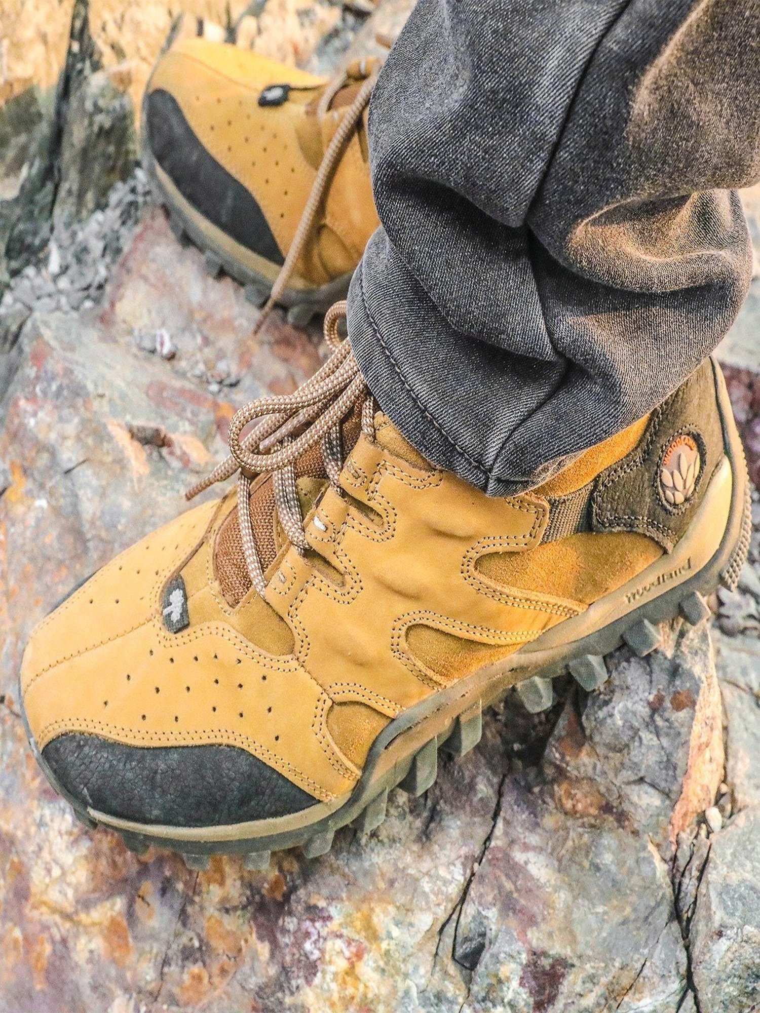 Woodland Men's Camel Casual Shoes