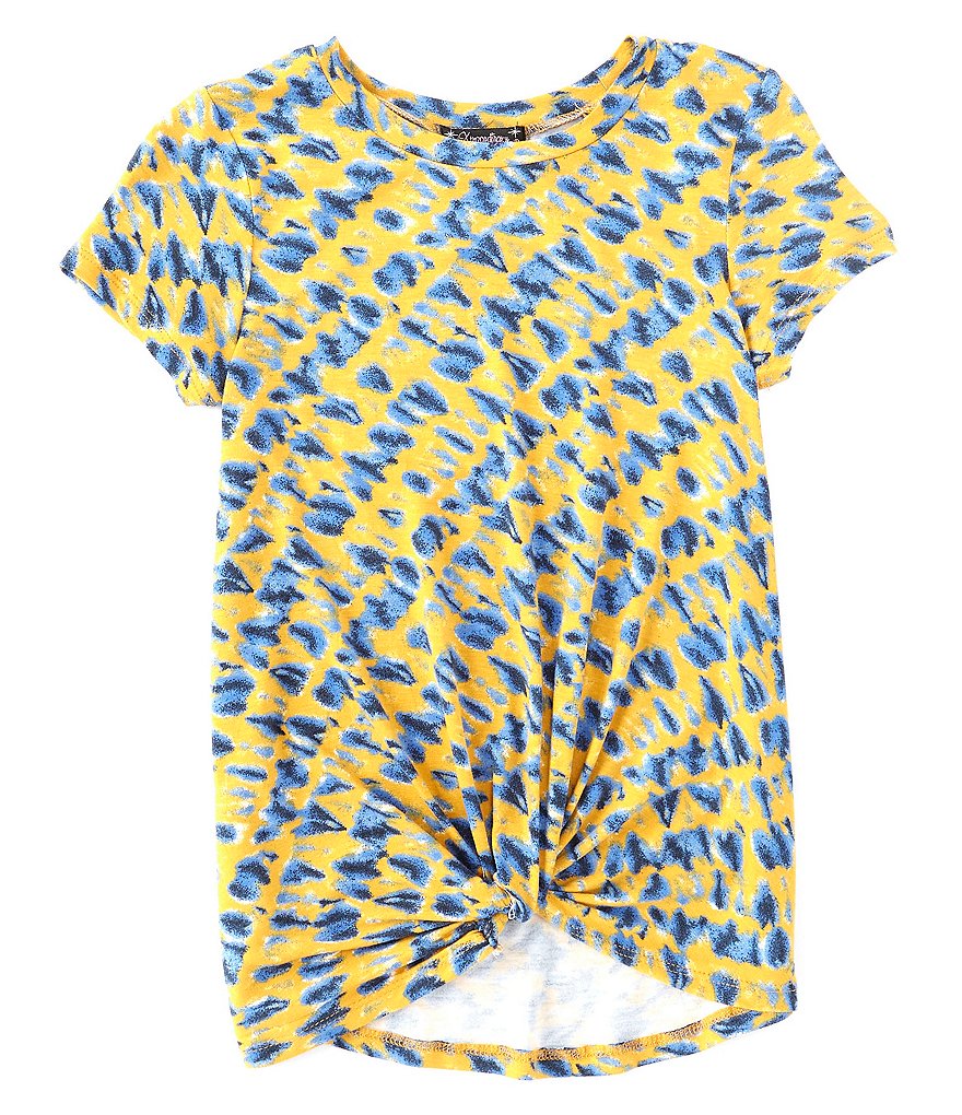 Xtraordinary Big Girls 7-16 Short-Sleeve Tie-Dye Tuck-Up Tee