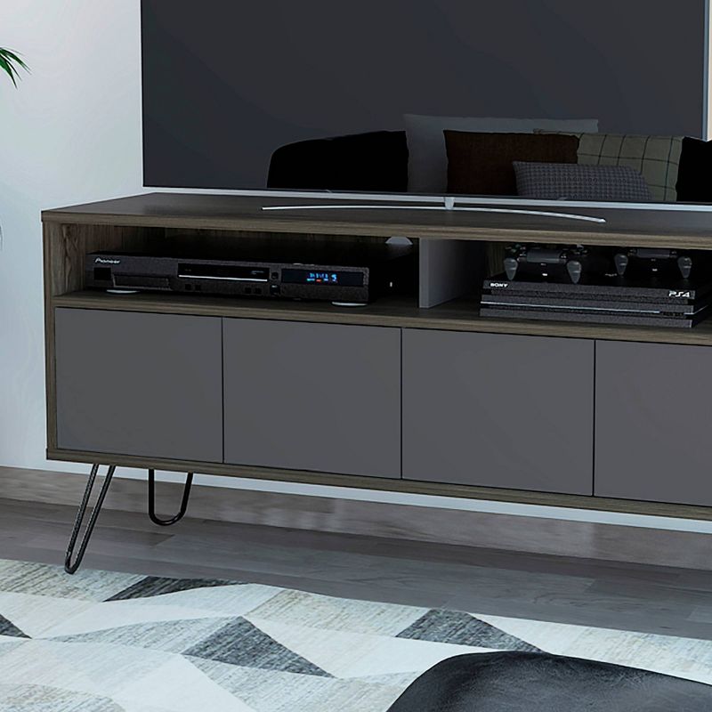 Aster Media Console Table Brown - RST Brands