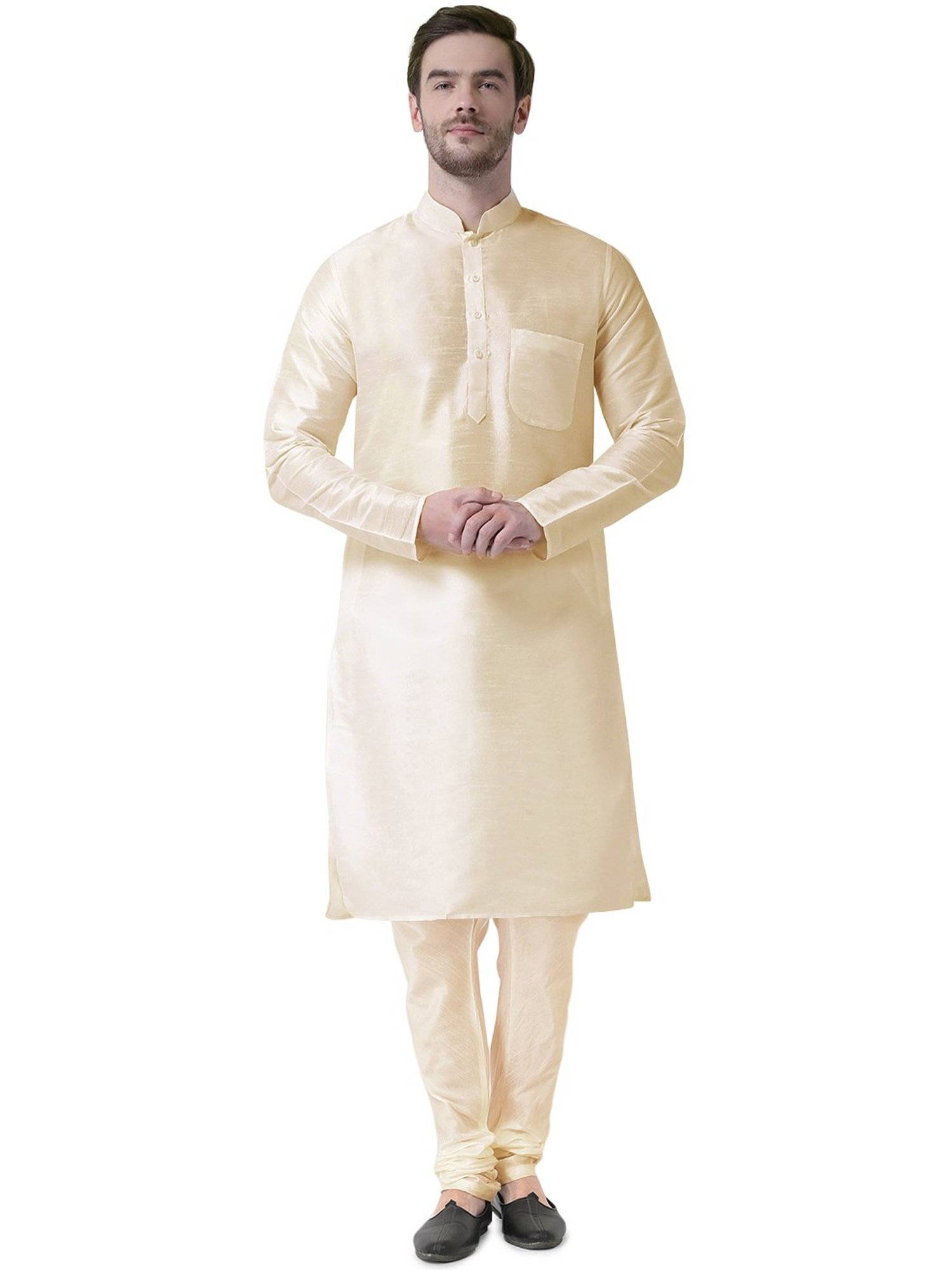 SG RAJASAHAB Multi Regular Fit Self Pattern Kurta Set