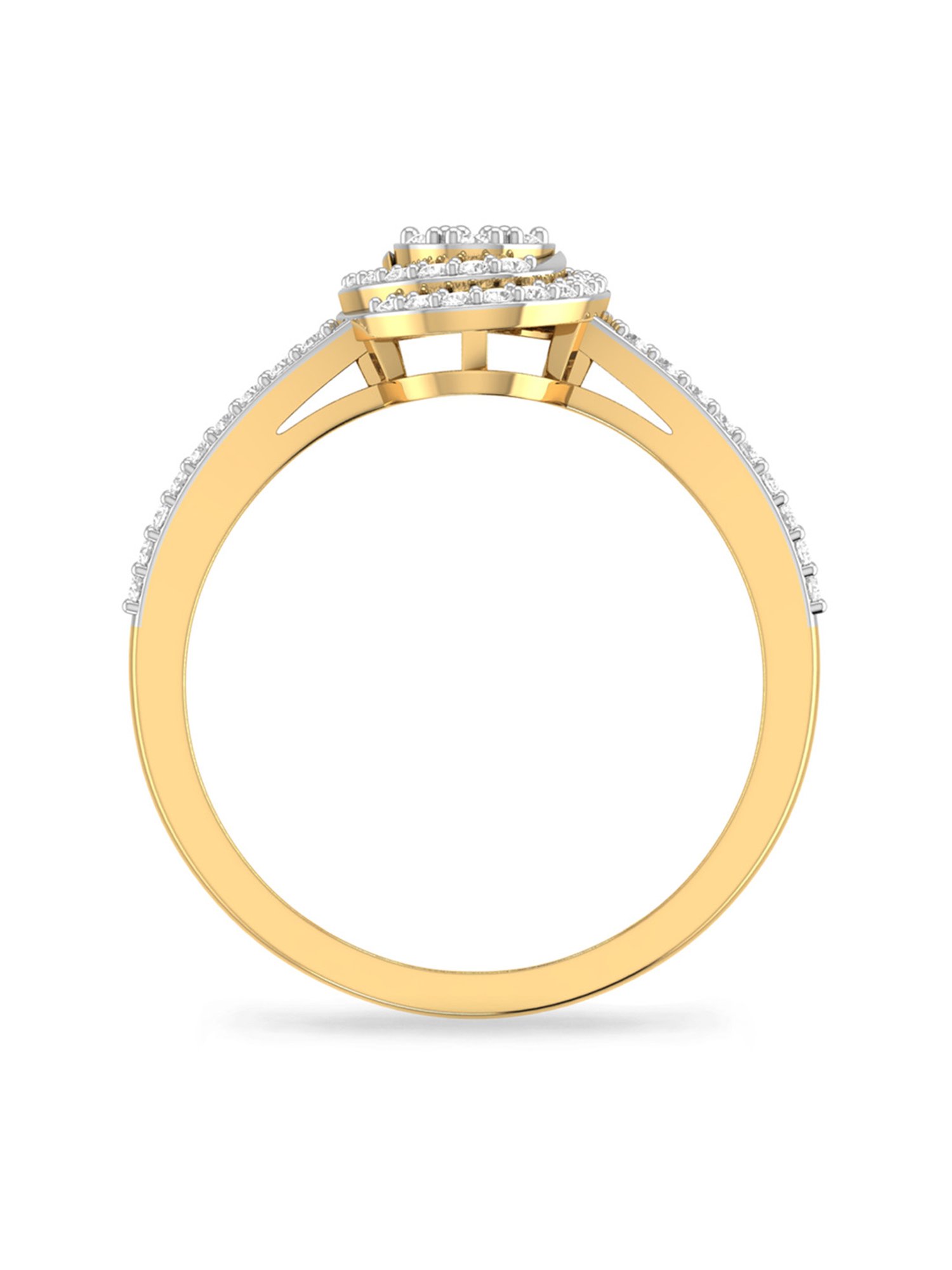 PC Jeweller Ailbe 18k White Gold Ring for Women