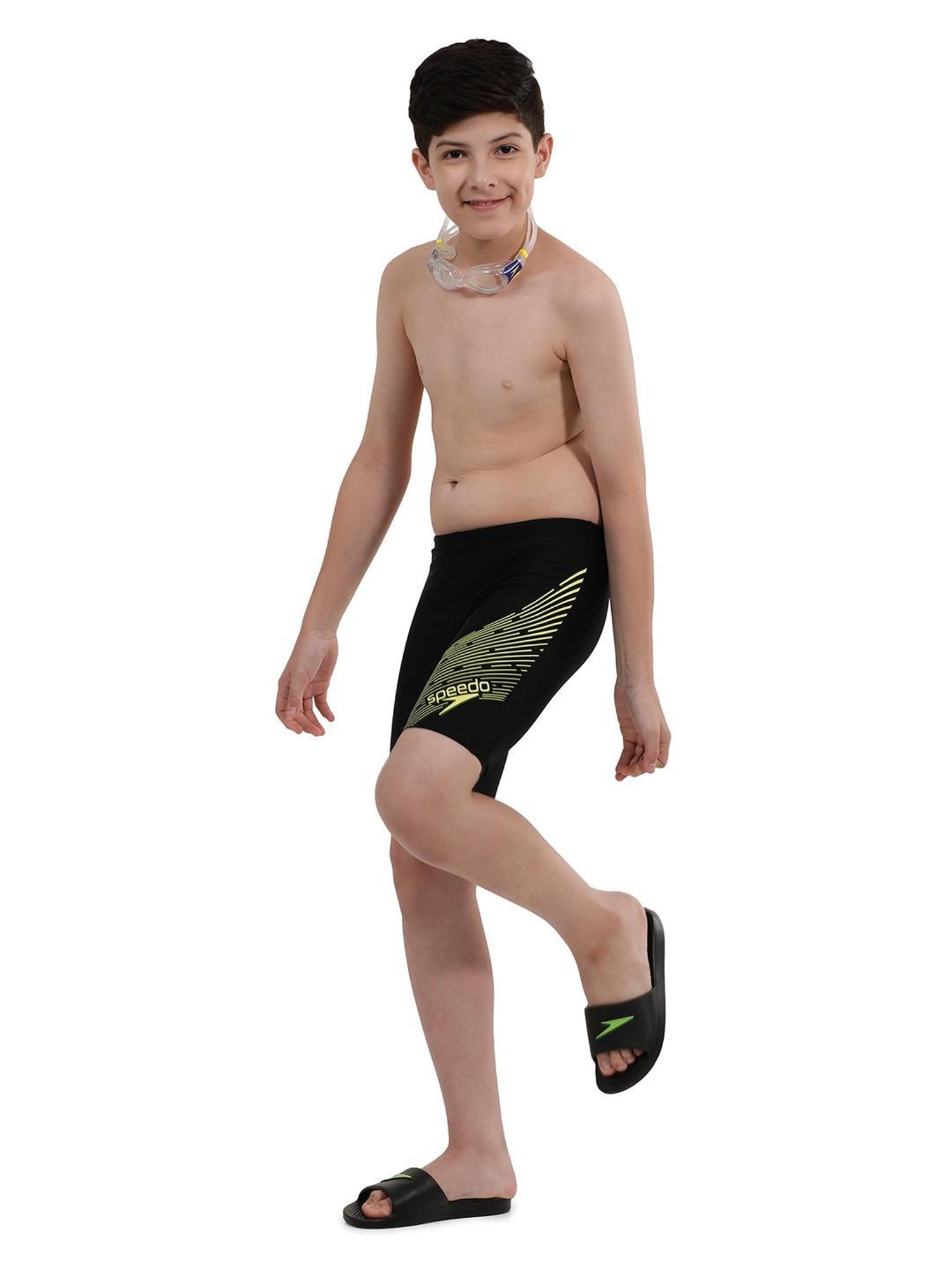 Speedo Kids Navy Solid Jammer