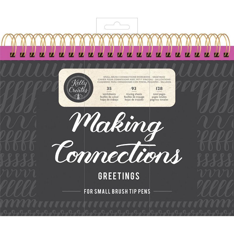 Kelly Creates Small Brush Workbook 11.6"X10" 128/Pkg-Connections/Greetings