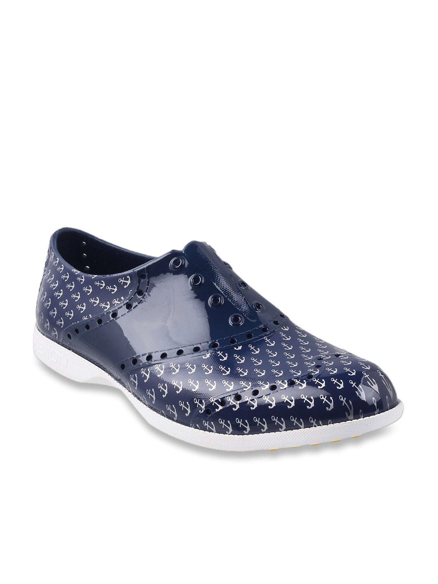 Biion Men's Blue Oxford Shoes