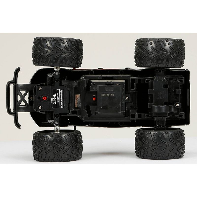New Bright Remote Control RC FF Chargers Ford F150 Truck - Black - 1:18 Scale