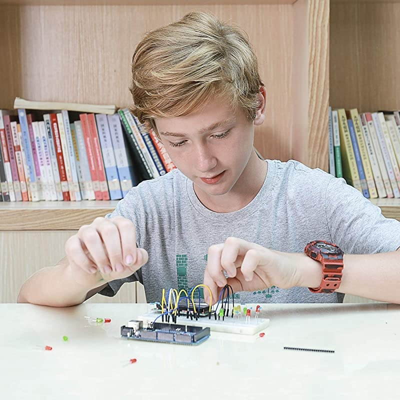 Mega 2560 R3 Project Super Starter Kit with Mega 2560 Board Compatible with Arduino Mega 2560 R3 Mega328 Nano,25 Tutorials Included