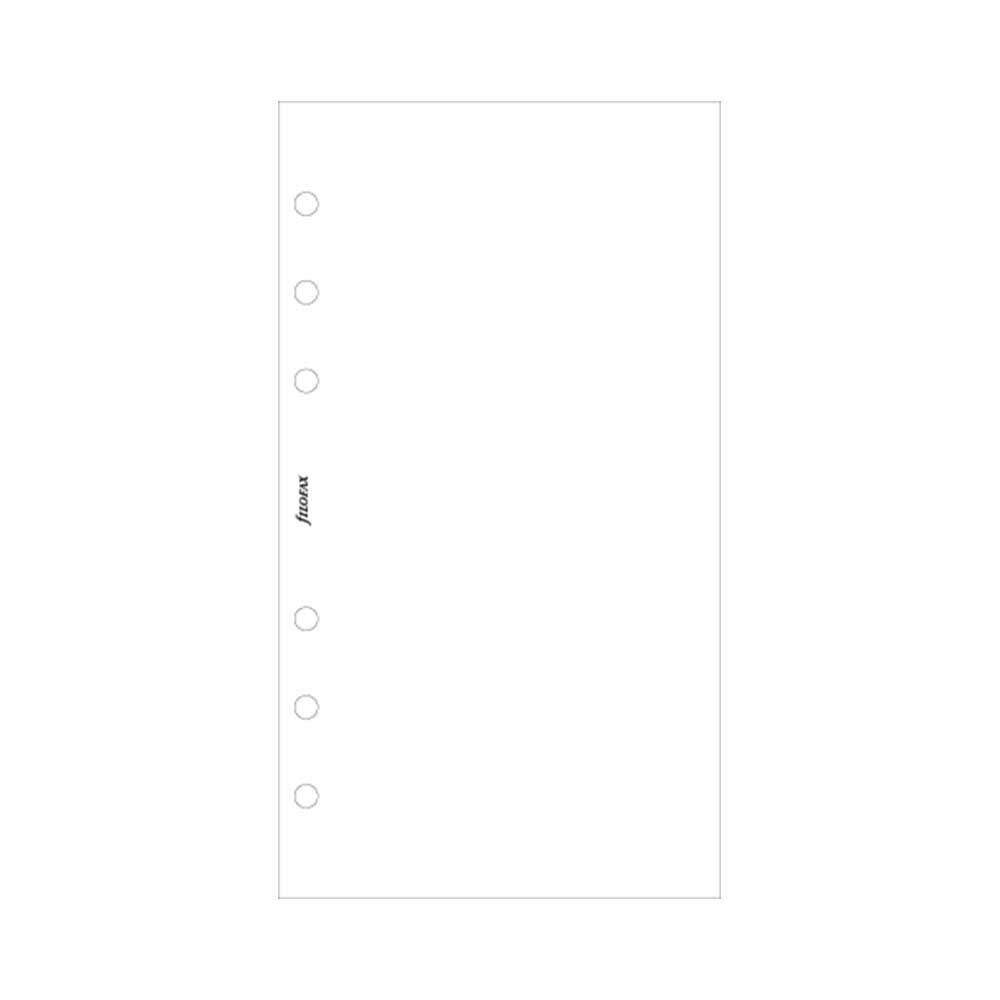 Filofax Plain White (100 Pack) (B132451)