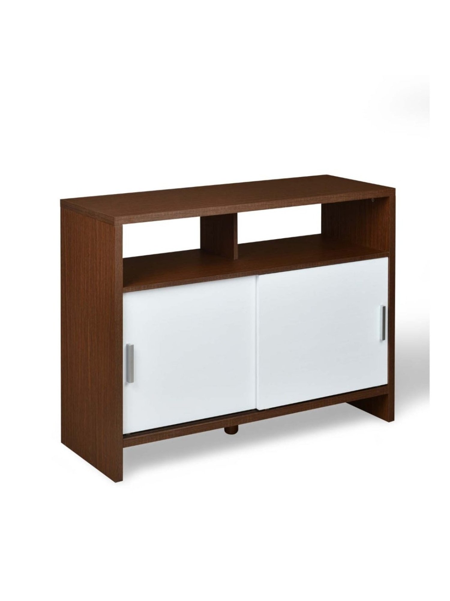 Nilkamal Cora White Engineered Wood TV Entertainment Unit with 2 Shelves