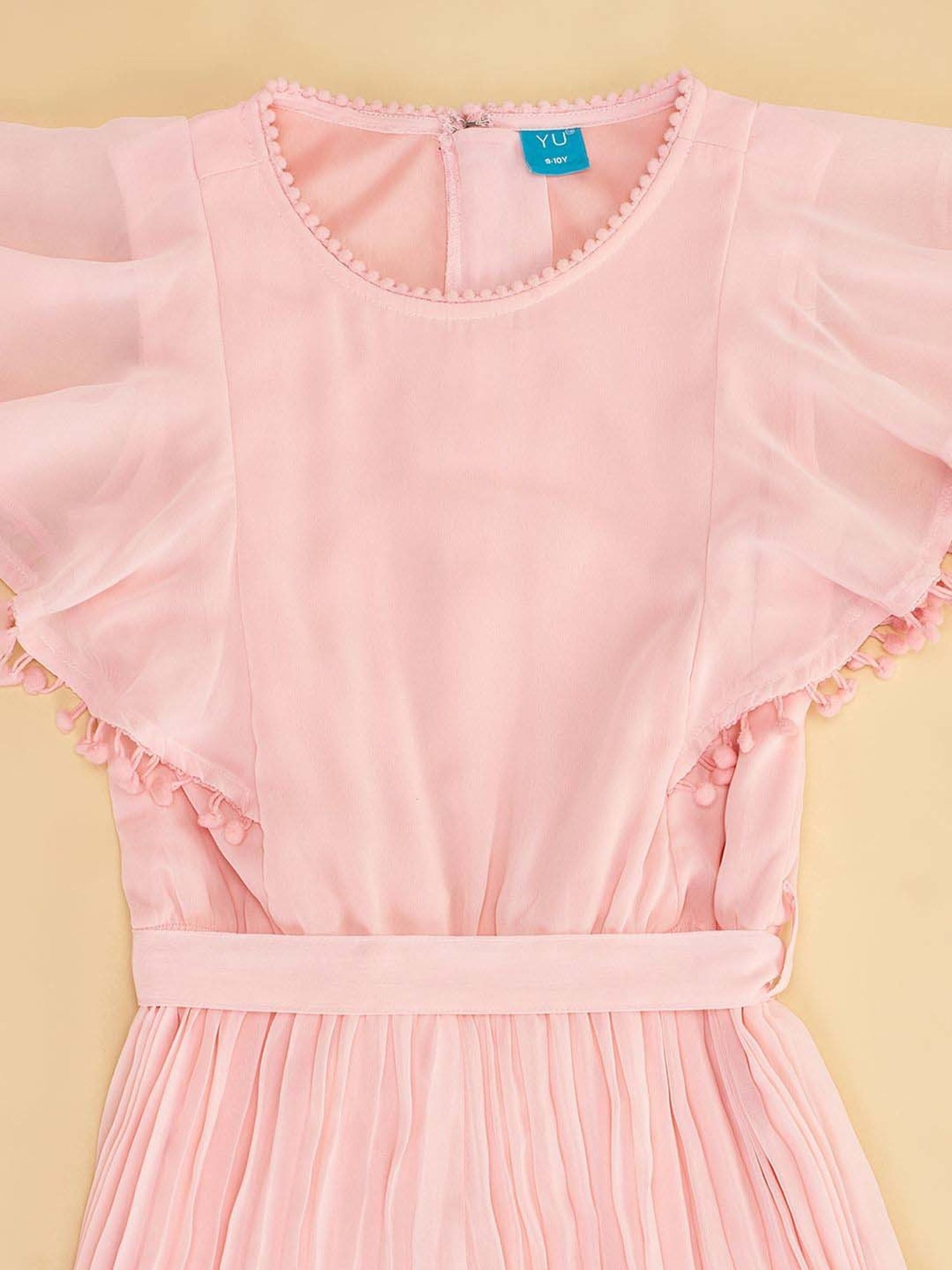 Stylestone Kids Red Printed Jumpsuit