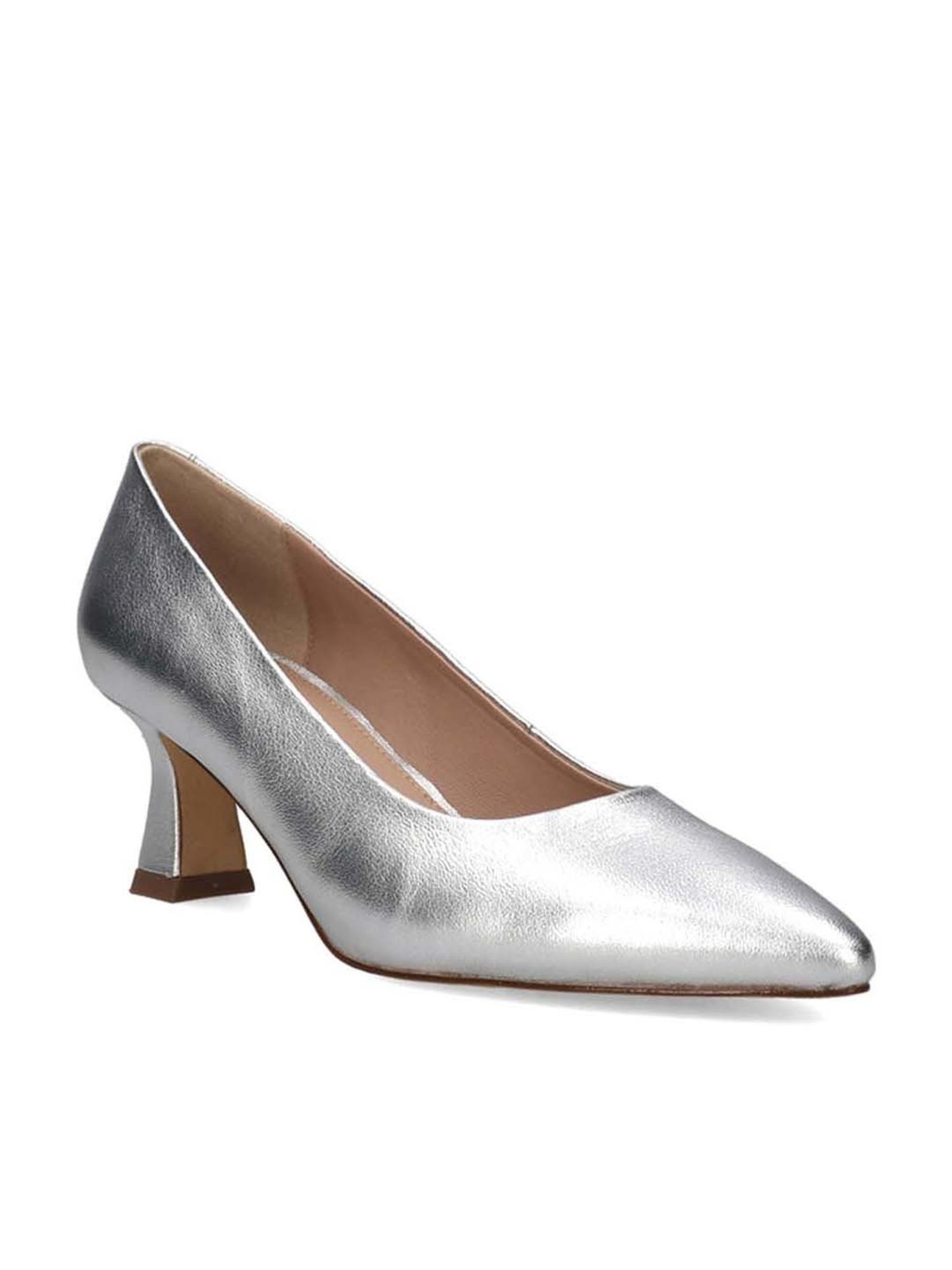 BAGATT Women's Varese Silver Casual Pumps