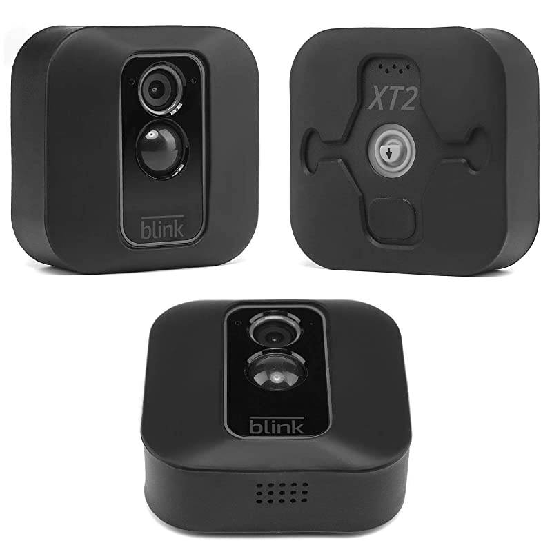 Skin Case Cover for Blink XT2 Outdoor Camera Exclusively Designed for Blink XT2 Security Camera with Speaker Cutout Weather Protection 3Pack BXT2 Black