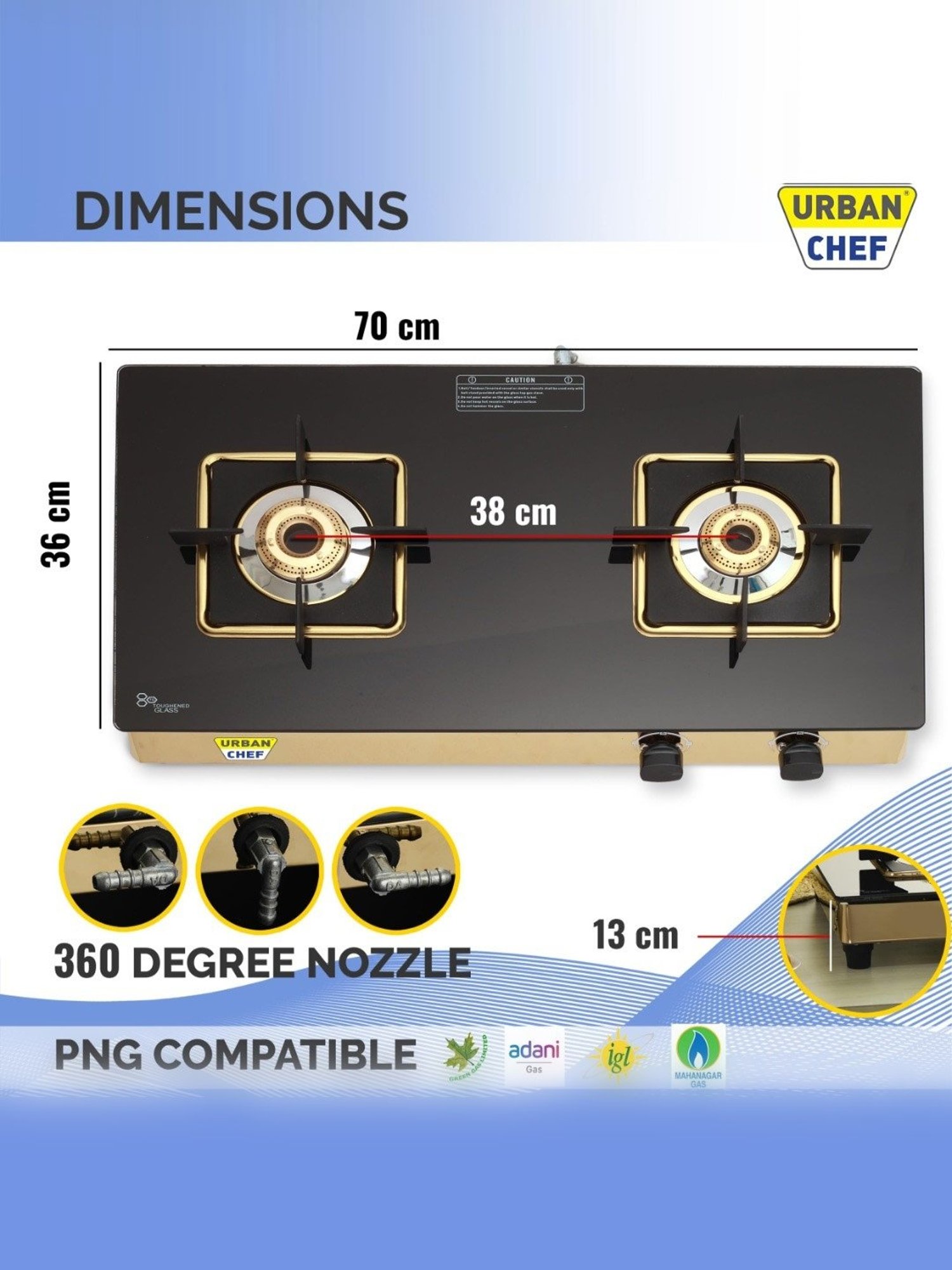 Range Kleen 4pc Porcelain Drip Pan Set Black