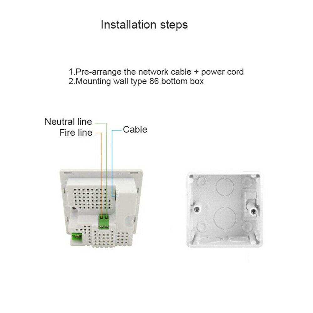 300Mbps 86 Panel in Wall Wireless AP Router 220V WiFi Access Point in-wall AP Wireless Wifi Router Repeater 802.3af POE