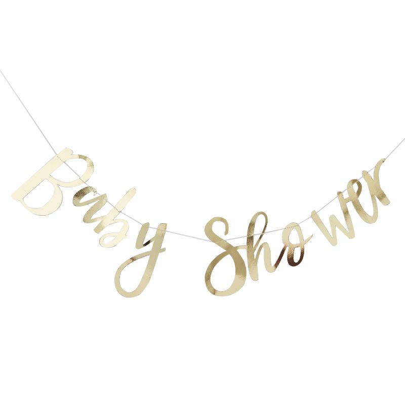 "Baby Shower" Bunting Tag
