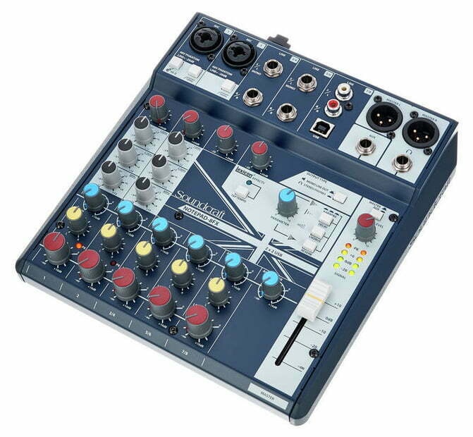 Soundcraft Notepad-8FX 8-Ch Mixer w/ 2x2 USB w/ Lexicon Effects //ARMENS