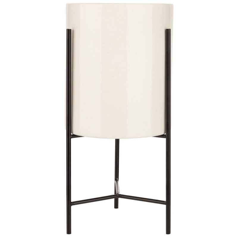 3 Legs Mid-Century Modern Ceramic Pot Plant Stand - Gallery Solutions