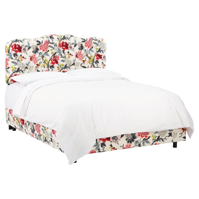 California King Seville Patterned Bed Candid Moment Black - Skyline Furniture