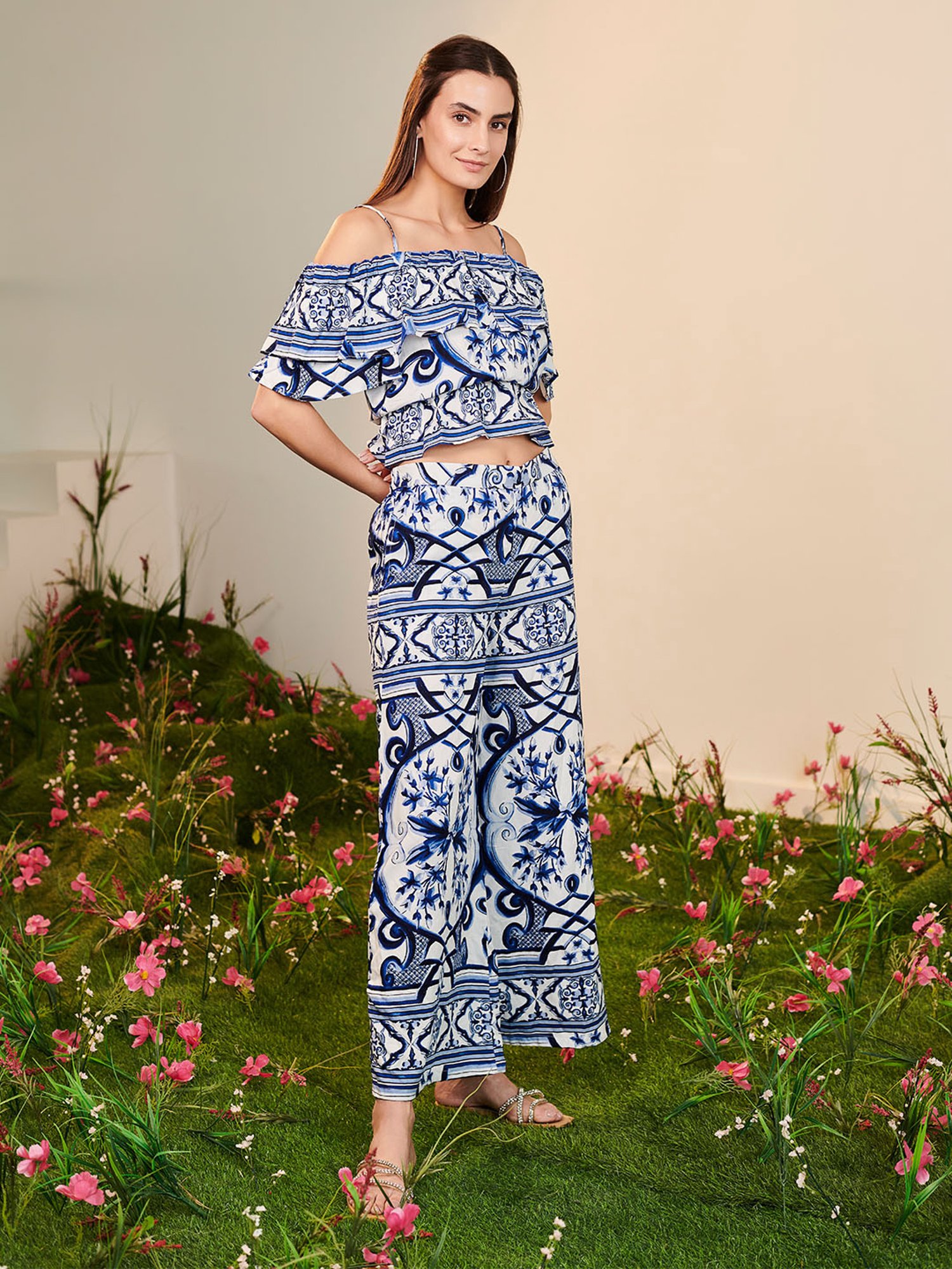 Dusk Attire Multicolor Emma Co-ord Set