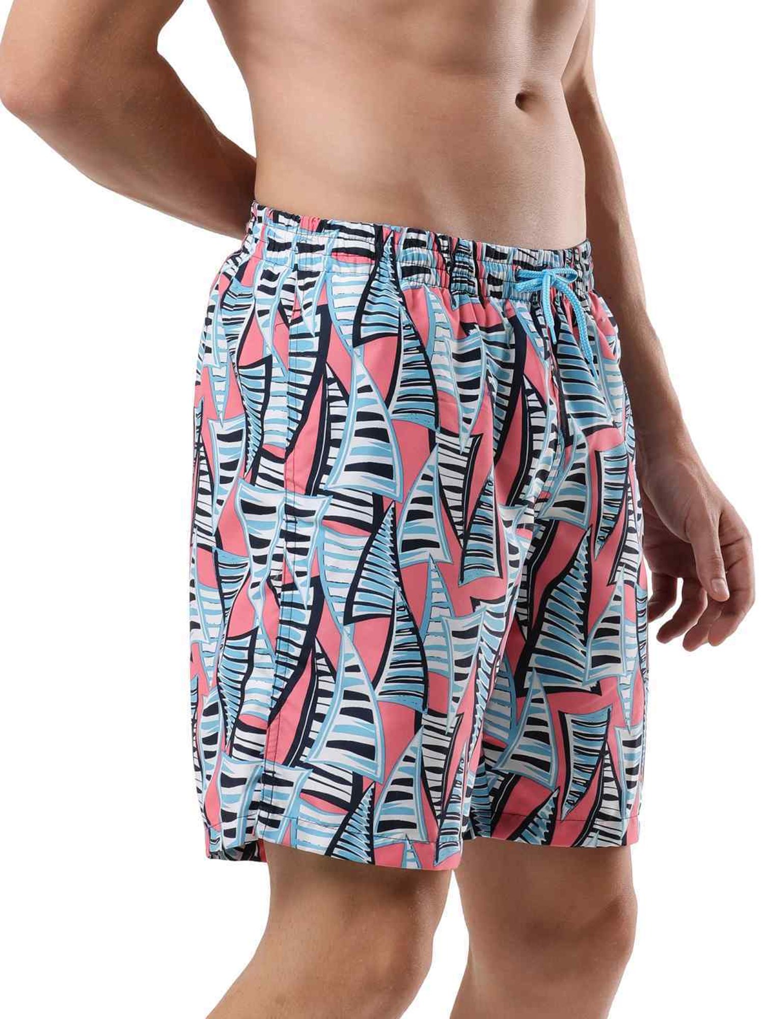 Speedo Fandango Pink Regular Fit Printed Swim Shorts